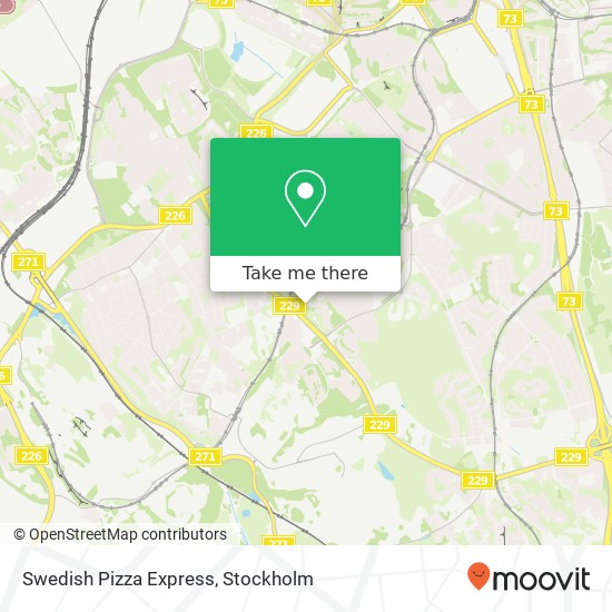 Swedish Pizza Express map