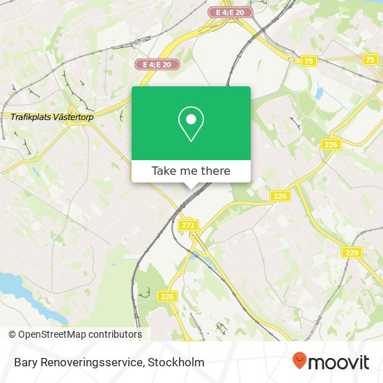 Bary Renoveringsservice map