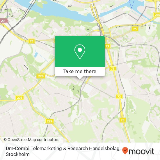 Dm-Combi Telemarketing & Research Handelsbolag map