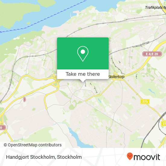 Handgjort Stockholm map