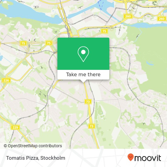 Tomatis Pizza map