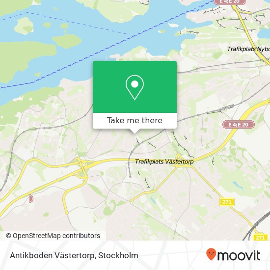 Antikboden Västertorp map