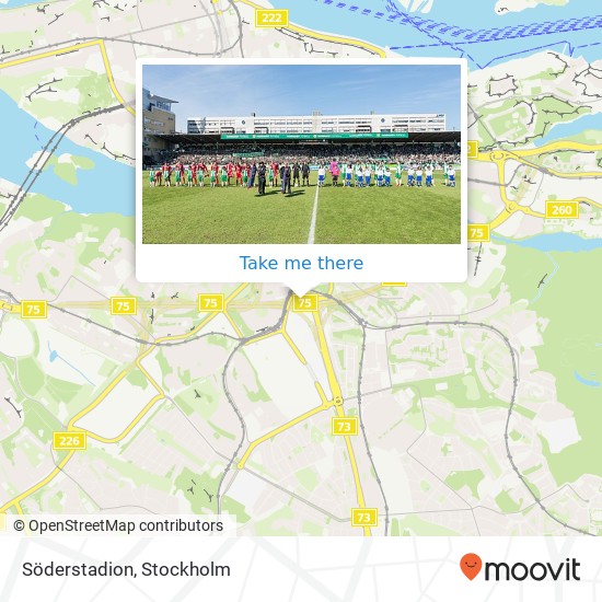 Söderstadion map