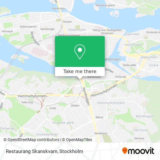 Restaurang Skanskvarn map