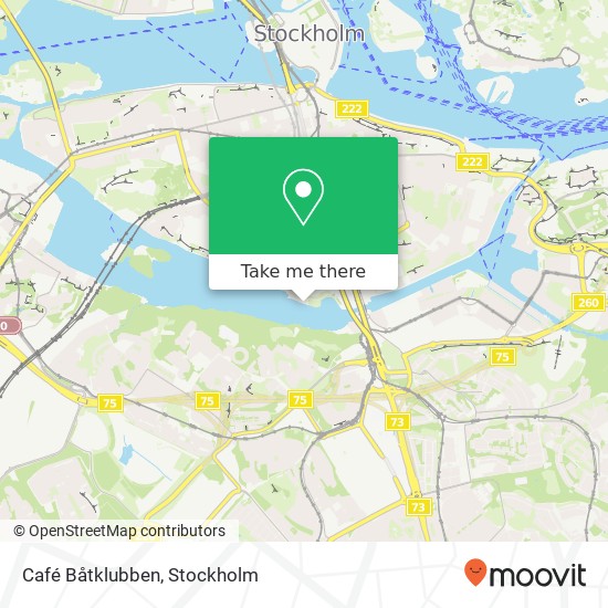 Café Båtklubben map