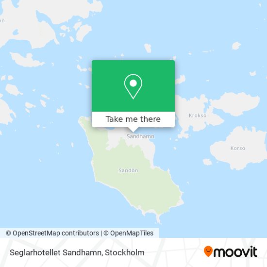 Seglarhotellet Sandhamn map