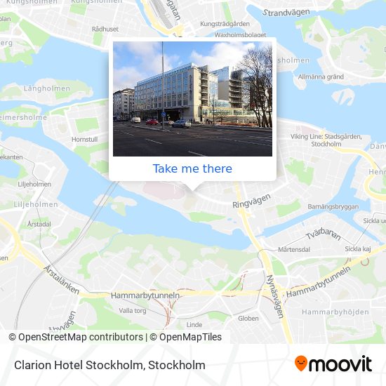 Clarion Hotel Stockholm map