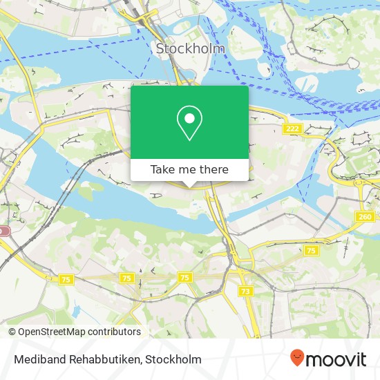 Mediband Rehabbutiken map