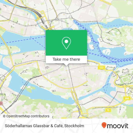 Söderhallarnas Glassbar & Café map