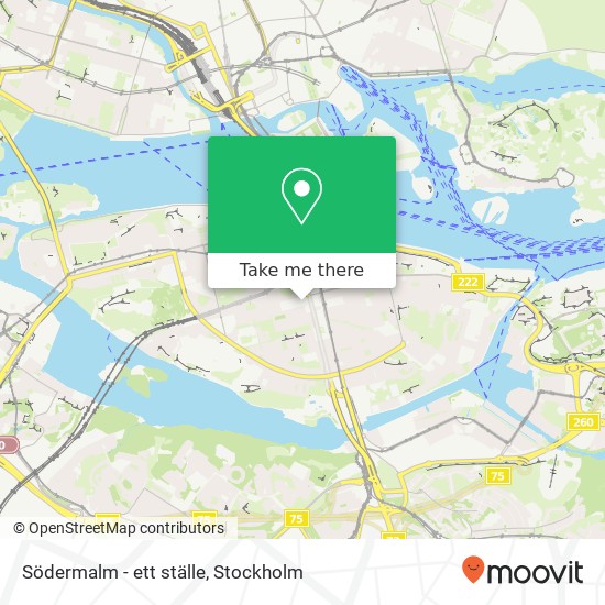 Södermalm - ett ställe map