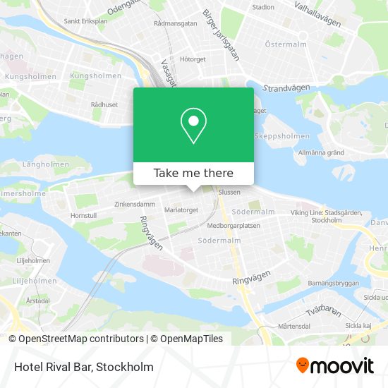 Hotel Rival Bar map