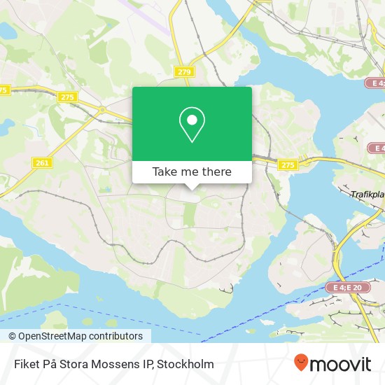 Fiket På Stora Mossens IP map