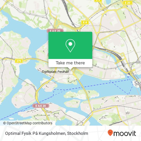 Optimal Fysik På Kungsholmen map