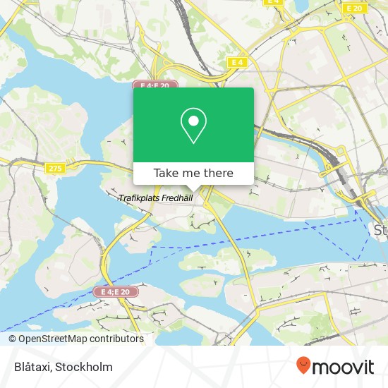 Blåtaxi map