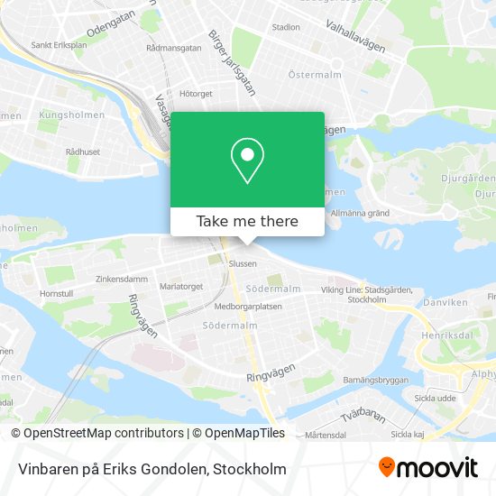 Vinbaren på Eriks Gondolen map