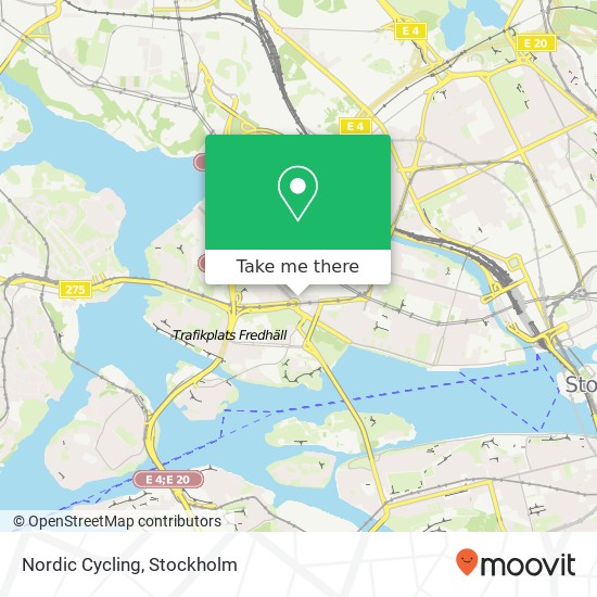 Nordic Cycling map