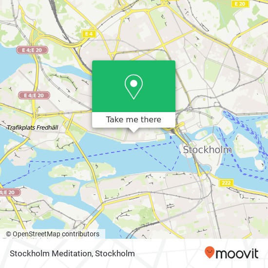 Stockholm Meditation map