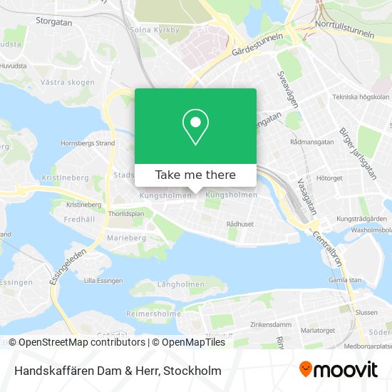 Handskaffären Dam & Herr map