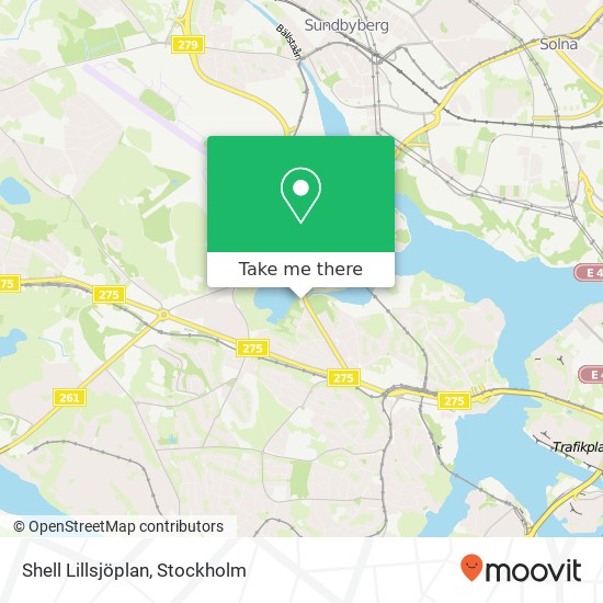 Shell Lillsjöplan map