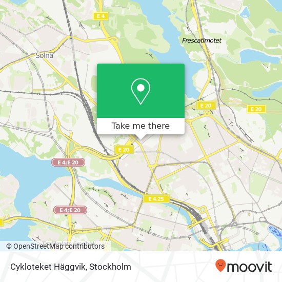 Cykloteket Häggvik map