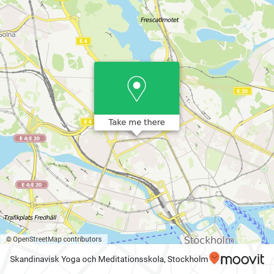 Skandinavisk Yoga och Meditationsskola map