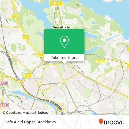 Café Alltid Öppet map