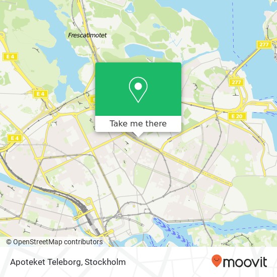 Apoteket Teleborg map