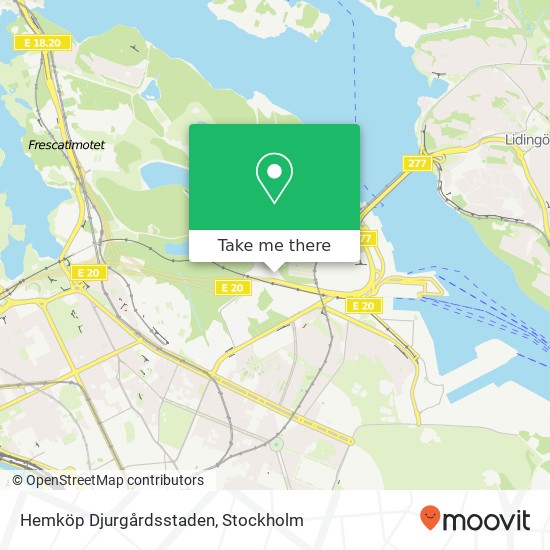 Hemköp Djurgårdsstaden map