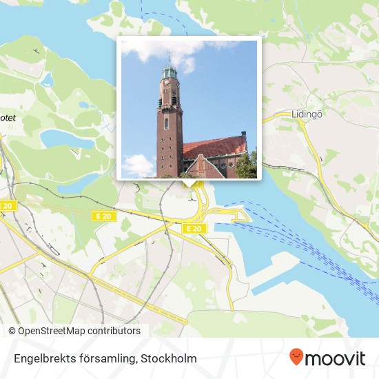 Engelbrekts församling map