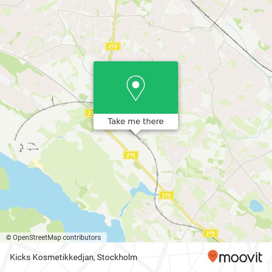 Kicks Kosmetikkedjan map