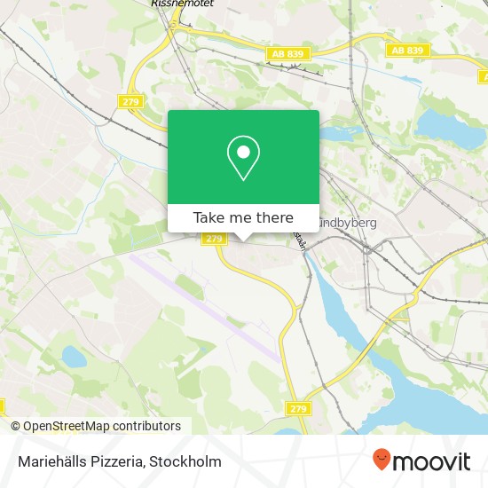 Mariehälls Pizzeria map