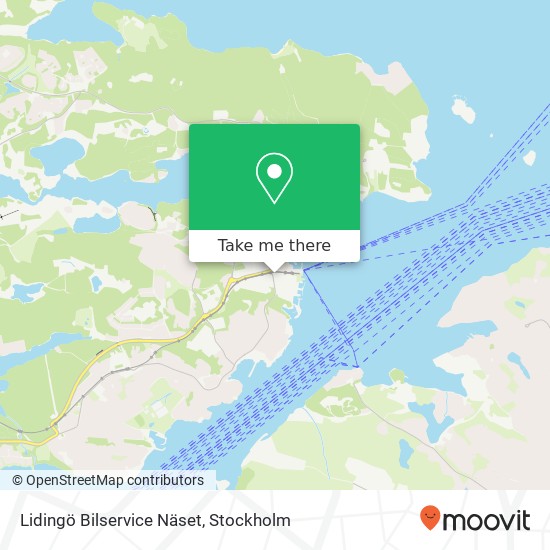 Lidingö Bilservice Näset map