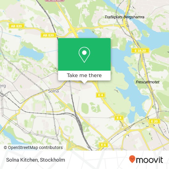 Solna Kitchen map