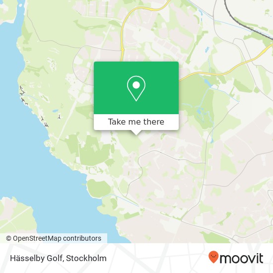 Hässelby Golf map