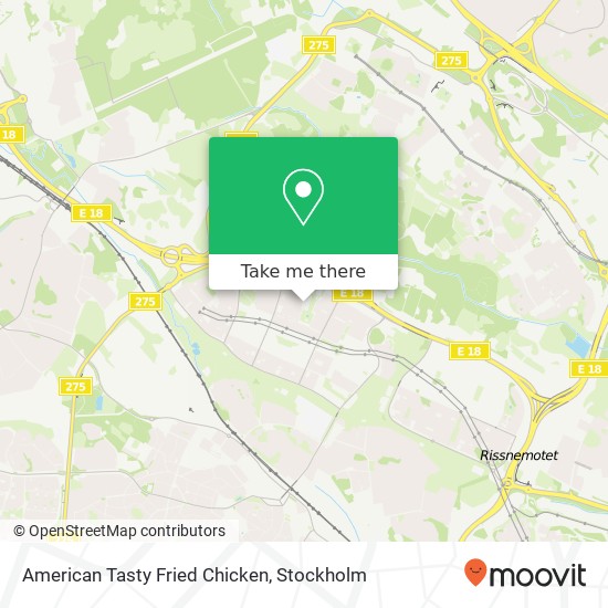 American Tasty Fried Chicken map