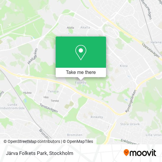 Järva Folkets Park map