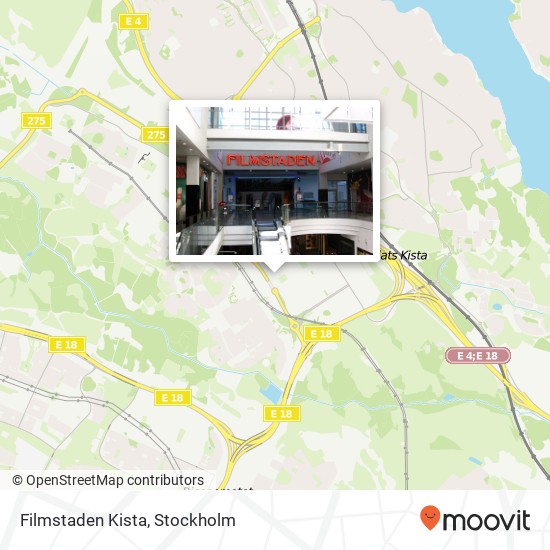 Filmstaden Kista map