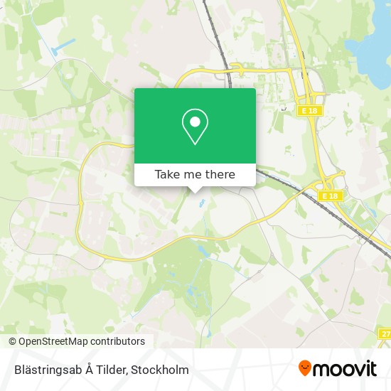 Blästringsab Å Tilder map