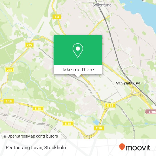 Restaurang Lavin map