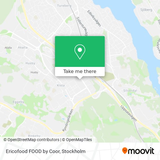 Ericofood FOOD by Coor map
