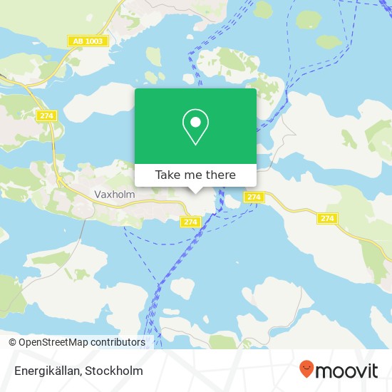 Energikällan map