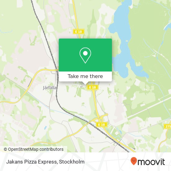 Jakans Pizza Express map