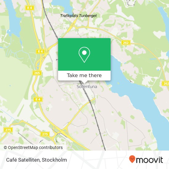 Café Satelliten map