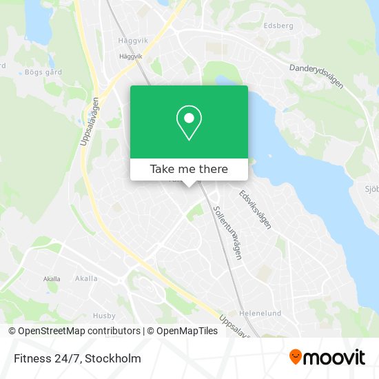 Fitness 24/7 map