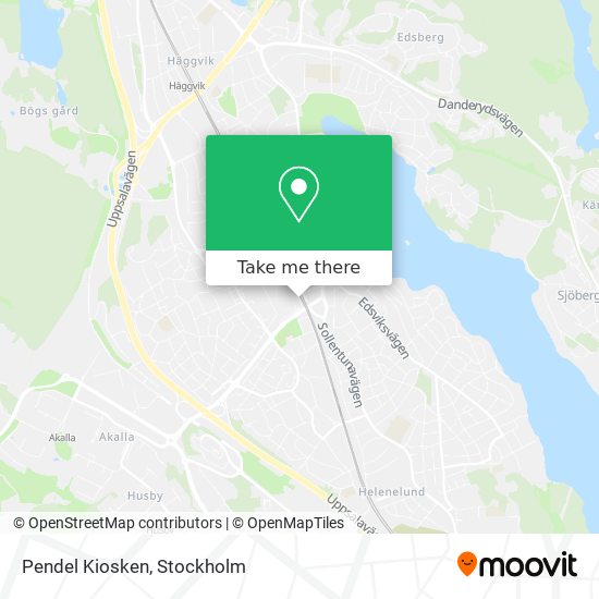 Pendel Kiosken map