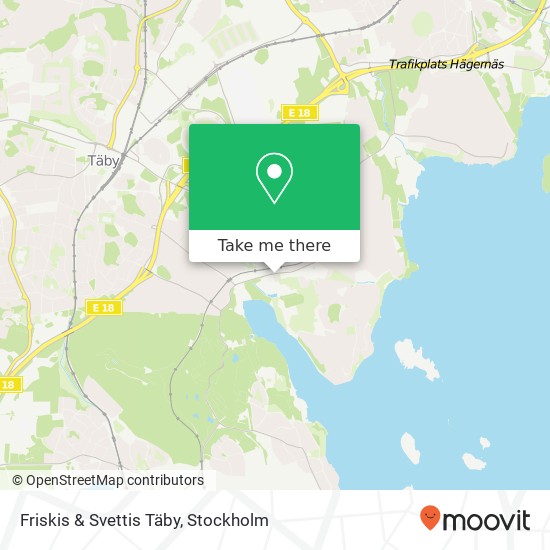 Friskis & Svettis Täby map