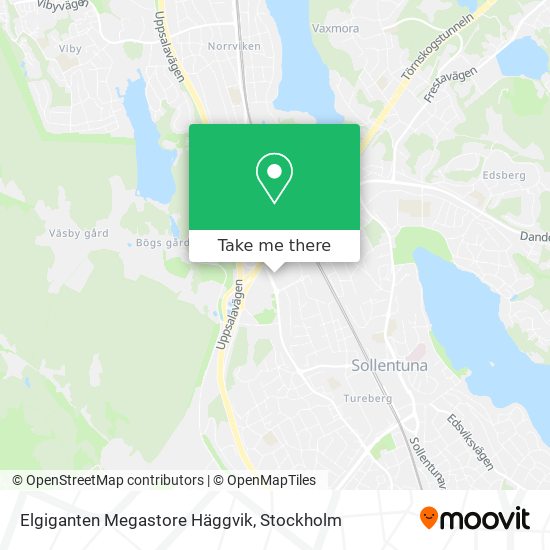 Elgiganten Megastore Häggvik map