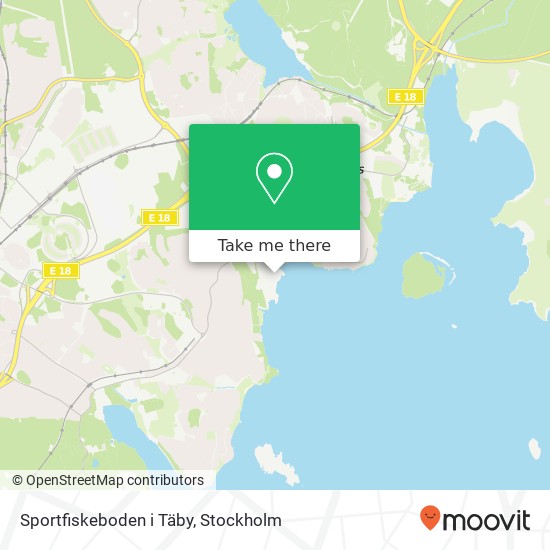 Sportfiskeboden i Täby map