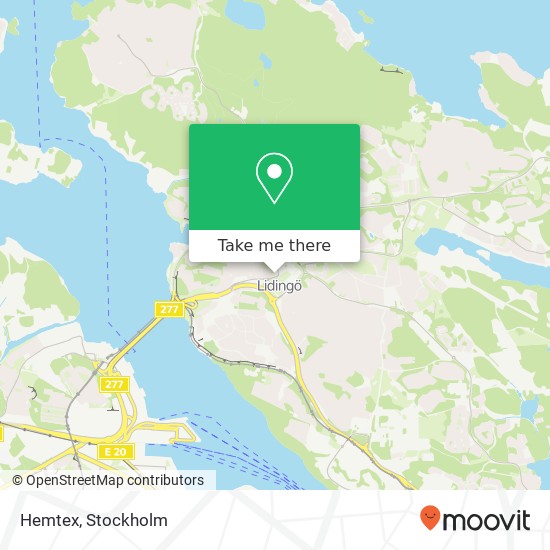 Hemtex map