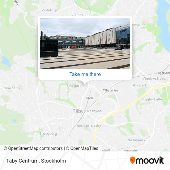 Täby Centrum map